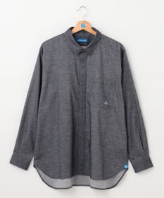 SHARE PARK MENS 【UVカット・撥水・ストレッチ】イージーデニムレギュラーカラーシャツ