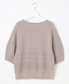 自由区 【XSサイズ～/洗える】ドライタッチホールガーメント ニット