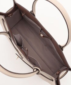 組曲 【A4対応・通勤】ベルトデザイントート バッグ