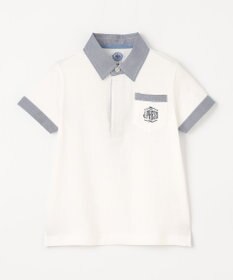 J.PRESS KIDS 【110-130cm】チェックカラー 半袖ポロシャツ