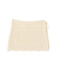 AMERICAN HOLIC クロシェニット巻きスカート