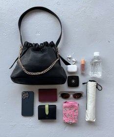 組曲 ギャザーワンショルダーハンドバッグ