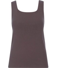 Wing カップ付きタンクトップ ラク きれいなバストシルエット 綿混(身生地) 【シンクロブラトップ】 リブタイプ ブラトップ ET1173 ウイング／ワコール