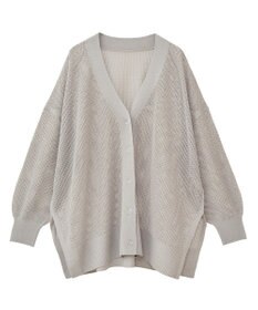 earth music&ecology メッシュルーズカーディガン