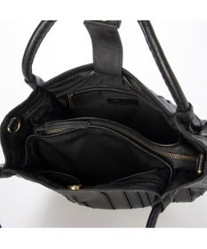 UNBILLION ピークスピーク PEAKS PEAK / ソフトレザーマルチストライプラウンド2wayバッグ