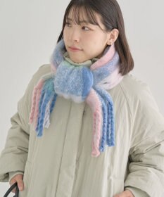 Green Parks ボリュームチェックマフラー