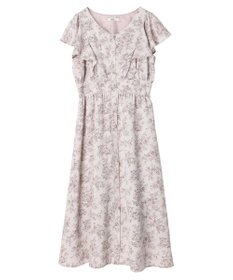 earth music&ecology フラワーフレアワンピース