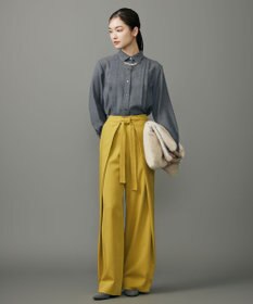 自由区 【SHIHOさん着用】TWハイツイストビエラタックディテール ブラウス