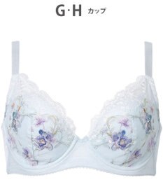 WACOAL 【小さく見せるブラ】 レーシィ ブラジャー 着やせ効果 コンパクトにメイク バストの突出をおさえる 背中の段差を軽減 大きいサイズ レディース BRB453 /ワコール