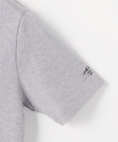 JOSEPH ABBOUD MOUNTAIN 【ゆったり】プレーティング天竺 リーフプリントアウトドア Tシャツ