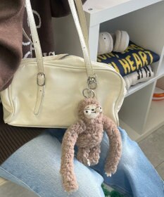 WEGO でかおめめなまけものぬいぐるみキーホルダー