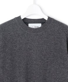 ICB 【30th ANNIVERSARY】 カシミヤブレンド 配色デザインプルオーバー