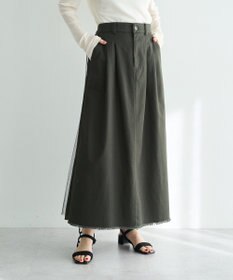 YECCA VECCA 異素材MIXロングスカート