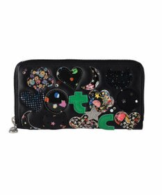 tsumori chisato CARRY tcパッチワーク ラウンドファスナー長財布