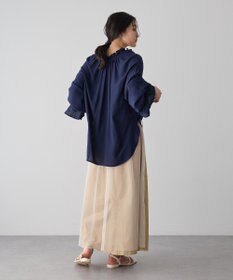 YECCA VECCA 異素材MIXロングスカート