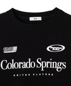 WEGO 【ユニセックス着用ITEM/裏起毛/SMLサイズ展開】リラックスフィットゲームロゴプルオーバー