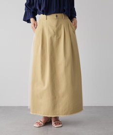 YECCA VECCA 異素材MIXロングスカート