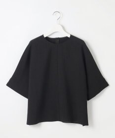 自由区 【セットアップ対応・接触冷感・UVカット・洗える】ライトリネンライク Tブラウス