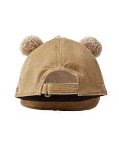 MIKI HOUSE HOT BISCUITS 【44-52cm】 くまのお顔 ボアキャップ