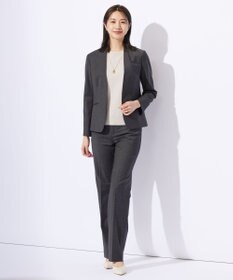 J.PRESS LADIES S 【セットアップ対応】BAHARIYE PINHEAD ノーカラー ジャケット