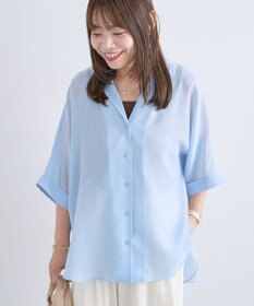 Green Parks 【WEB限定】開襟シアージャケット風シャツⅡ