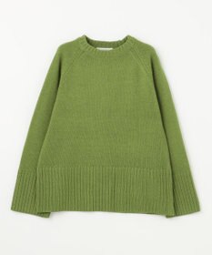 ANY 【6色展開】ラムウールラグランスリーブニット