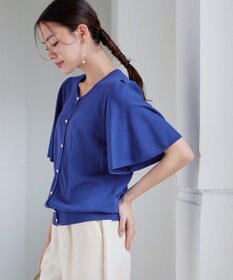 Tiaclasse 【洗える】フレアスリーブカーディガン