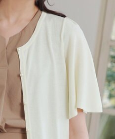 Tiaclasse 【洗える】フレアスリーブカーディガン