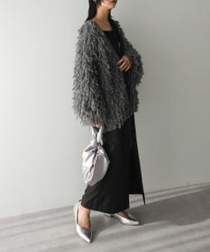 Green Parks フリンジニットカーディガン