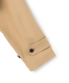 BEIGE， VESZELYITE / ラップショートトレンチコート