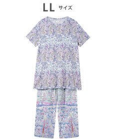 tsumori chisato SLEEP ツモリチサト パジャマ ベア天竺素材(トップス) 綿100%(ボトム) 4分袖 9分丈 レディース UDT113 /ワコール