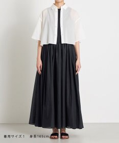 NAVE 【Nave 　洗える】シアークロップド シャツ