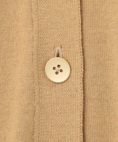 自由区 【洗える】シルクコットンハイゲージ Vネックカーディガン