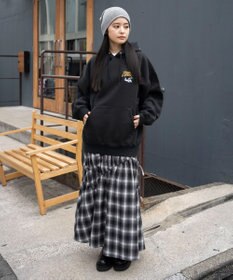 WEGO 【ユニセックス着用ITEM】別注BENDAVISグラフィックプルパーカー