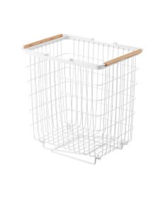 tower 折り畳み脚付きランドリーバスケット トスカ ホワイト