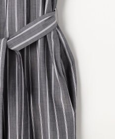 J.PRESS LADIES S TC ハイカウントストライプ シャツ ワンピース