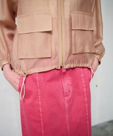 GRACE CONTINENTAL シアードレープブルゾン