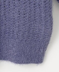 ANY 【洗濯機可】フェザーメッシュニット