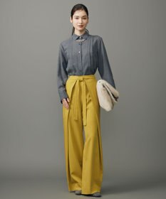 自由区 【SHIHOさん着用】TWハイツイストビエラタックディテール ブラウス