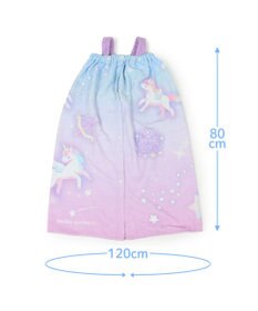 Mother garden マザーガーデン ユニコーン ラップタオル 80cm 《ミルキーウェイ柄》
