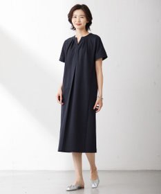 J.PRESS LADIES S 【WEB限定カラーあり・抗菌消臭・吸水速乾】サッカージャージー ワンピース