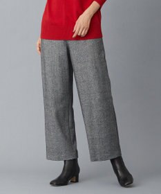 J.PRESS LADIES クラシカルツイード＆ヘリンボン セミワイド パンツ