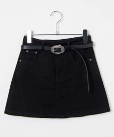 WEGO ベルトデニムスカート