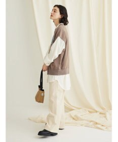 CRAFT STANDARD BOUTIQUE ミニ裏毛　パウダー加工　２ｗａｙクラックＰＴベスト