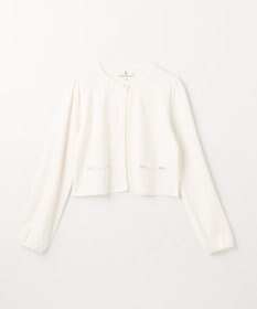 組曲 KIDS 【150-160cm】ラウンドカラー ニットジャケット