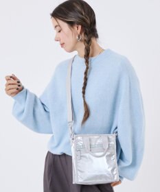 新品 レスポートサックMINI N/S TOTE フロストシルバーシャイン MINI N/S TOTE/フロストシルバーシャイン / LeSportsac | ファッション
