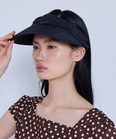TOCCA RIBBON KNOT 2WAY SUNVISOR サンバイザー＆カチューシャ ブラック系