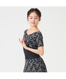 Chacott ハーフスリーブレオタード