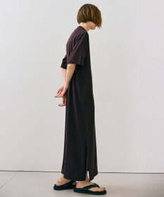 BEIGE， 【BEIGE,ecru/WEB限定・洗える】JERSEY STITCH / コットンAラインワンピース