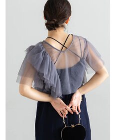 Te chichi 【セレモニーアイテム】チュールフリルレイヤードボレロ